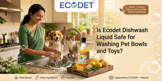 Is Ecodet Dishwash Liquid Safe for Washing Pet Bowls and Toys?