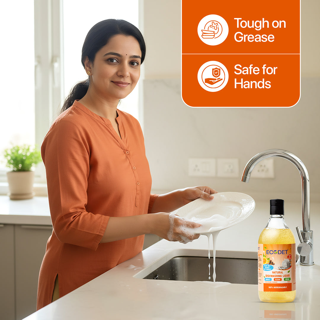 ECODET Bada Bachat  All Natural Home Cleaning Bundle (5 Pack) 30% Off