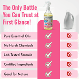 Natural All Purpose Cleaner Citrus Orange 500ml spray bottle with eco-friendly certified plant-based ingredients and pure essential oils for safe, multi-surface cleaning.